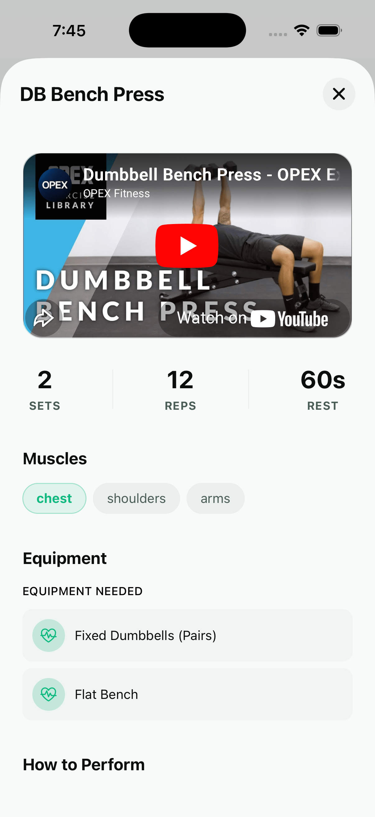 Every exercise, fully guided